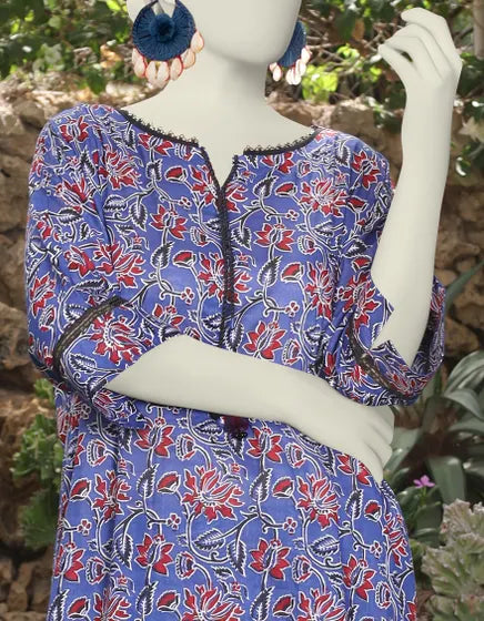 BLUE LAWN 2PC STITCHED | JLAWN-S-JST-24-1688