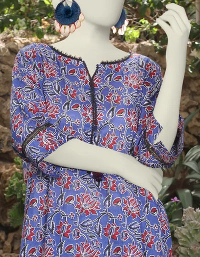 BLUE LAWN 2PC STITCHED | JLAWN-S-JST-24-1688