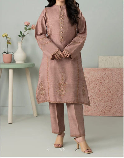 Embroidered Kurta Trouser - 3387