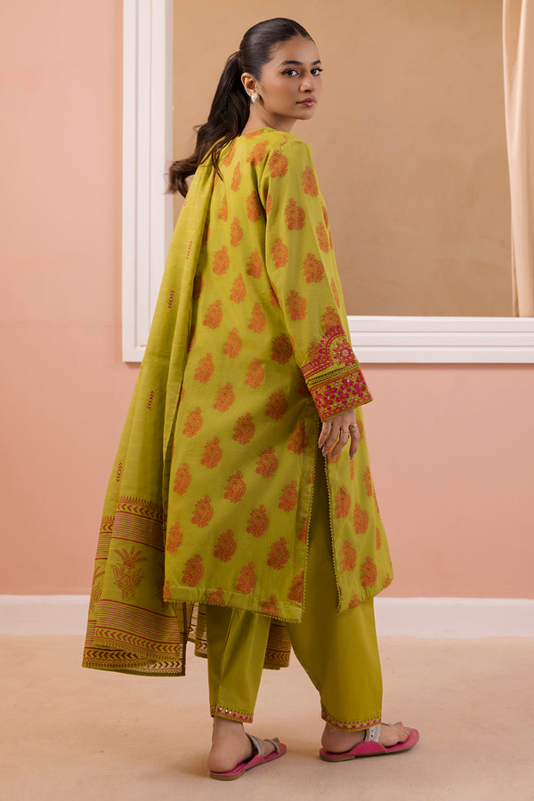 Embroidered Kurta Dupatta Trouser - 1251