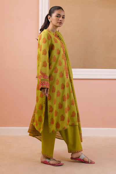 Embroidered Kurta Dupatta Trouser - 1251