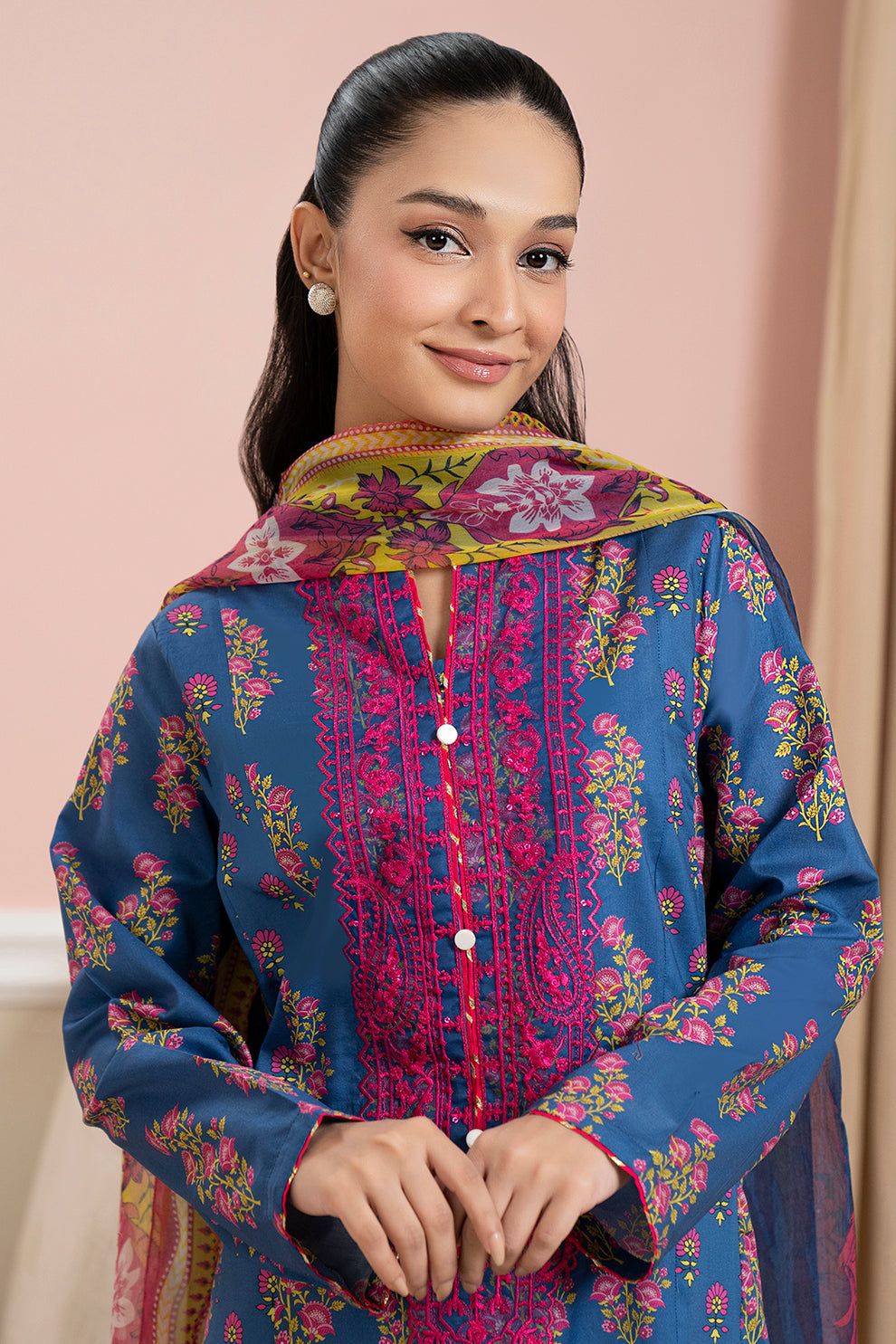 Embroidered Kurta Dupatta - 288