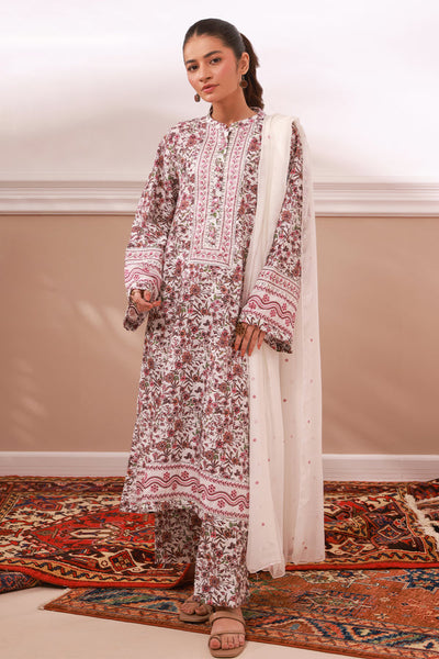 Embroidered Kurta Trouser -