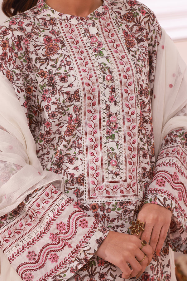 Embroidered Kurta Trouser -