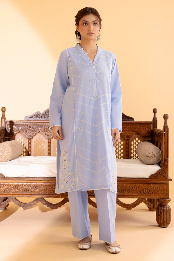 Embroidered Kurta Trouser 2565