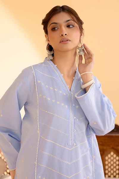 Embroidered Kurta Trouser 2565