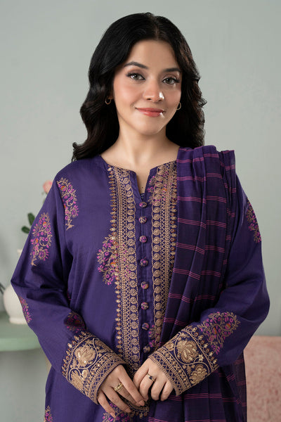 Embroidered Kurta Dupatta Trouser - 3352