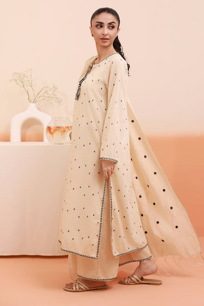 Embroidered Kurta Dupatta Trouser - 3353
