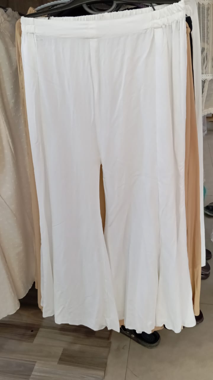 White 4 Panels linen trouser