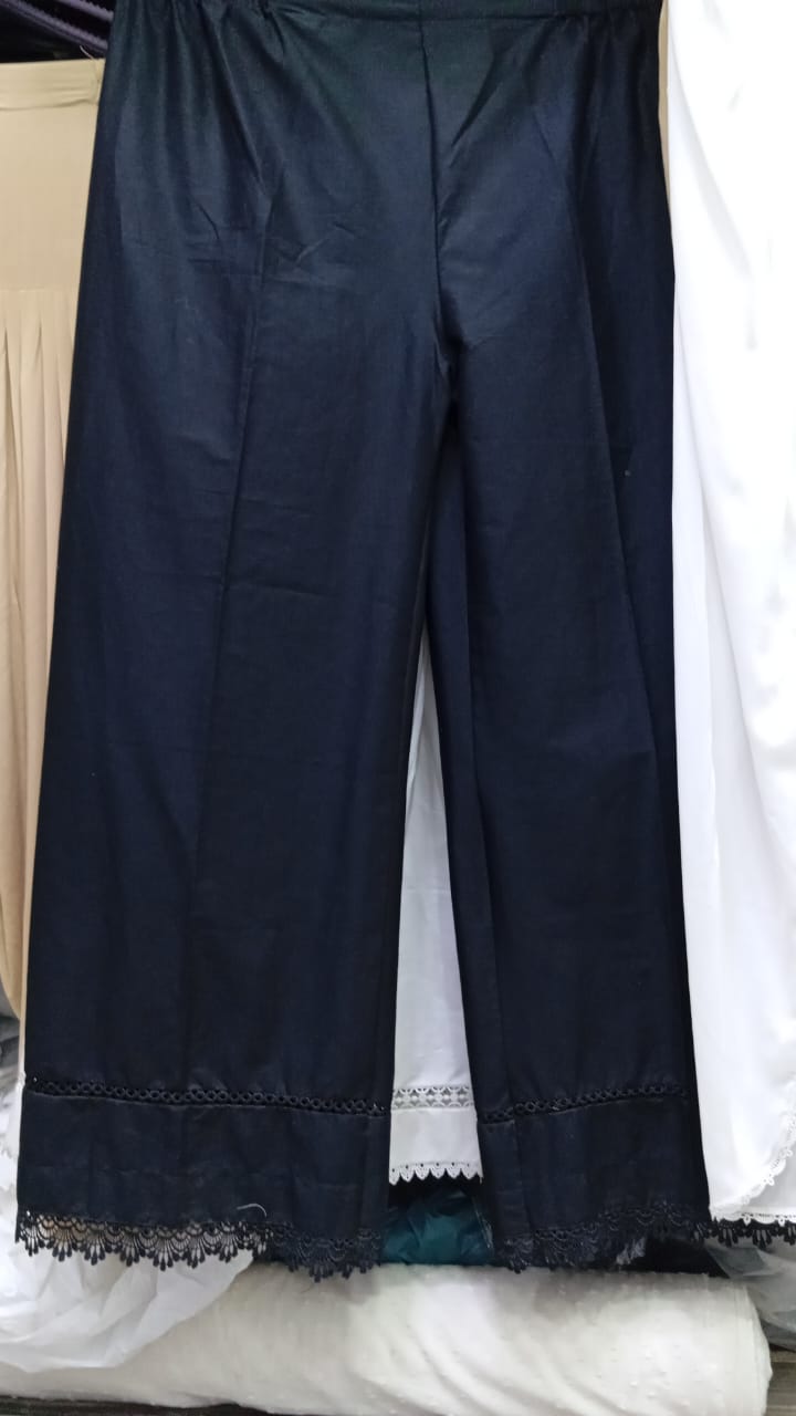 Trouser with lace
